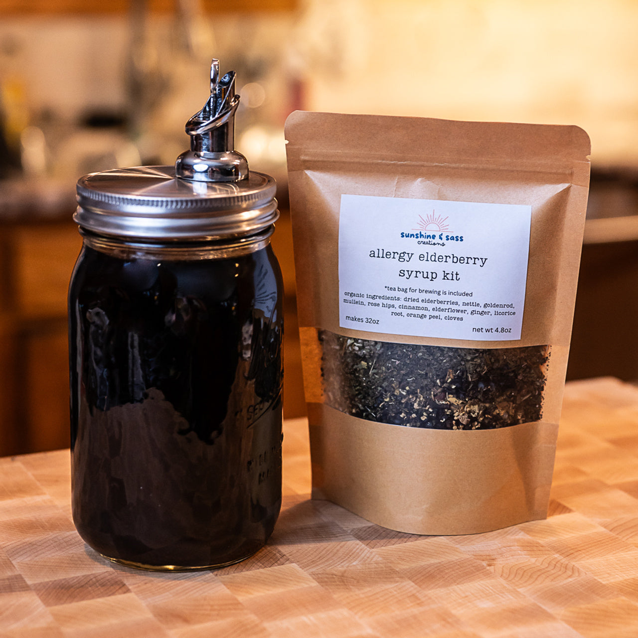 Allergy Elderberry Syrup Kit