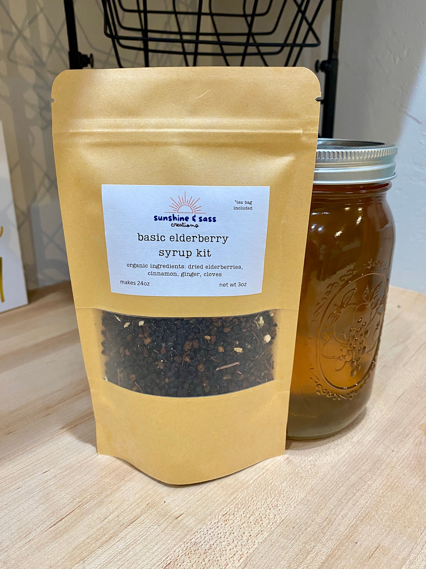 Basic Elderberry Syrup Kit