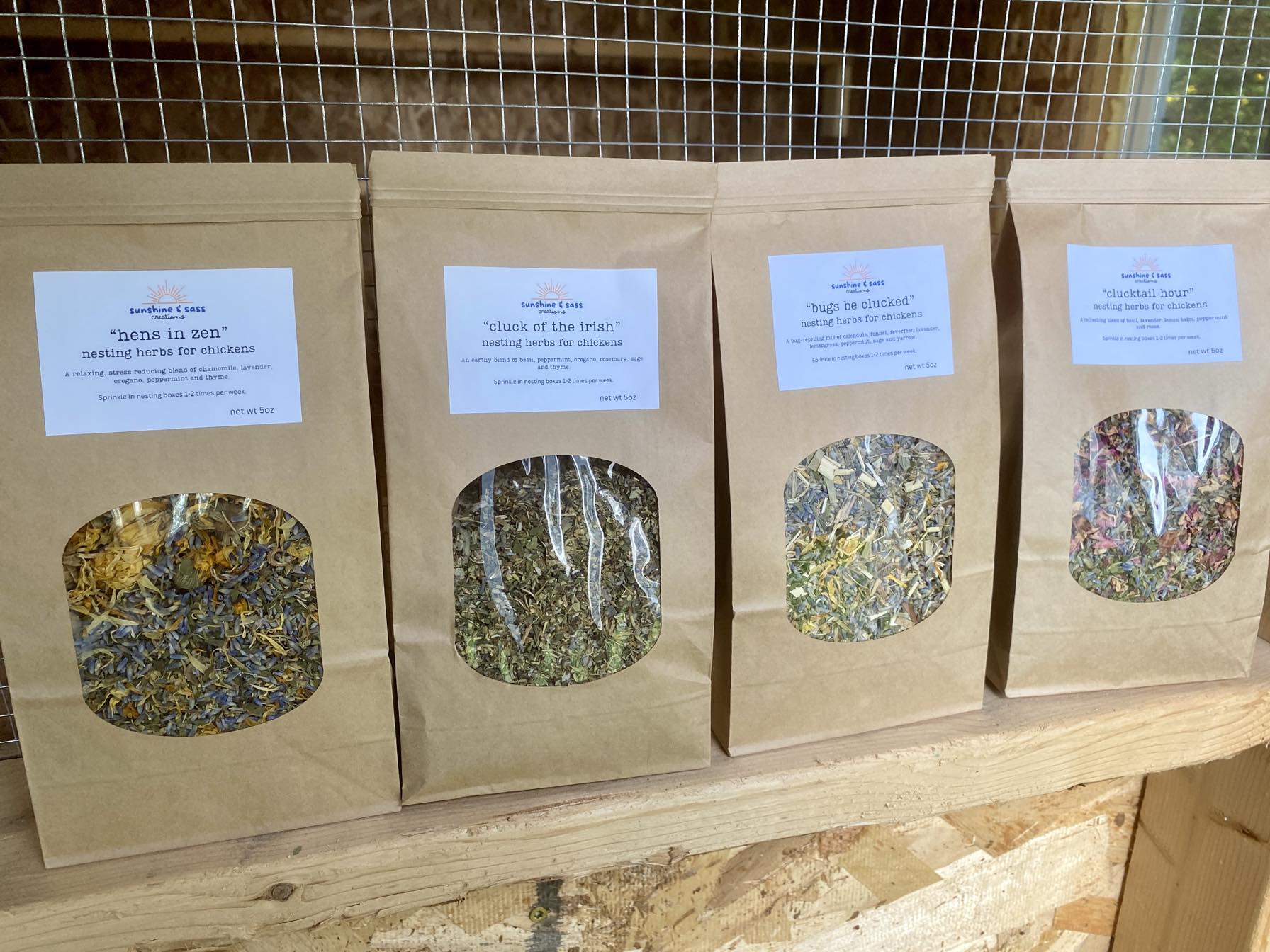 Chicken Nesting Herbs